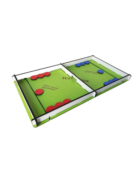 Woodylife Hızlı Sapan Oyunu Ahşap Şut ve Gol Masaüstü Erkek Çocuk Oyuncak