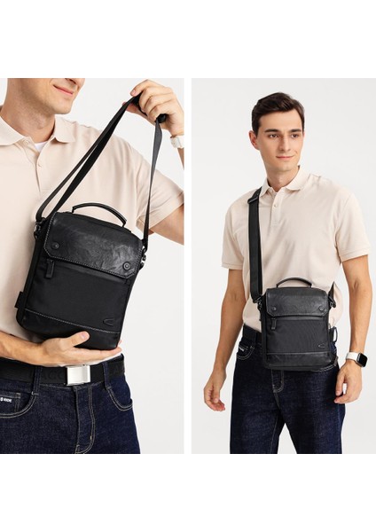 Büyük Boy Erkek Postacı Omuz Çantası 8667 - Siyah fiyatları