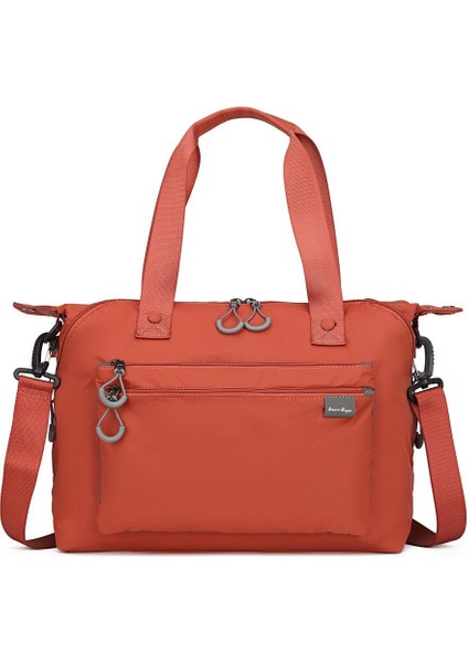 Ekstra Hafif Kumaş Günlük Kadın Omuz Çantası BC 3139 - Kiremit