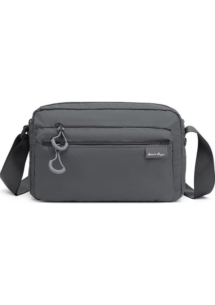 Ekstra Hafif Kumaş Postacı Çantası BC 3148 - Koyu Gri