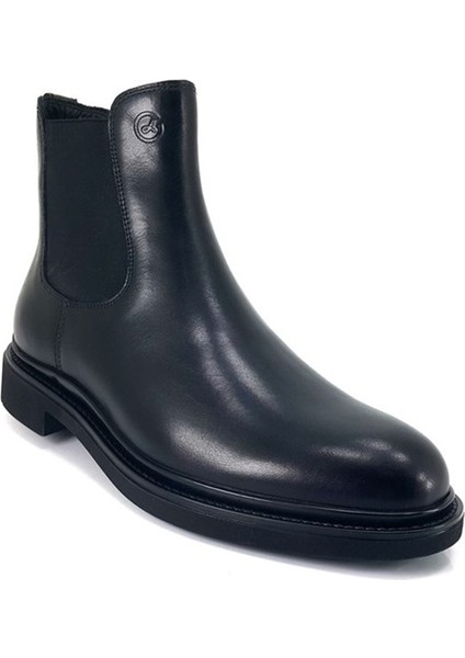 3445 Libero Günlük Topuklu Kauçuk Taban Erkek Bot-Siyah