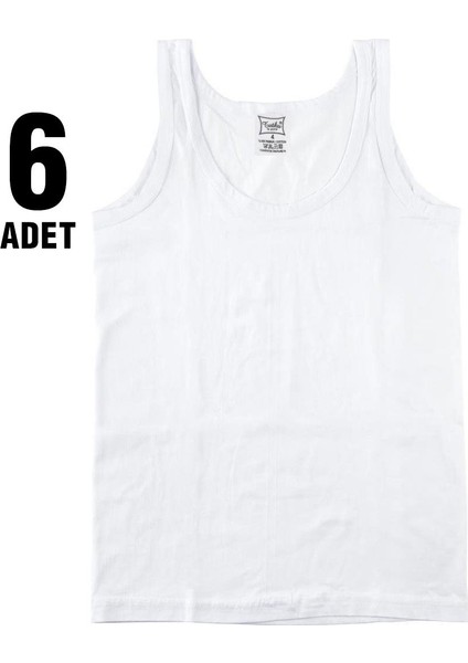 Beyaz Erkek Çocuk Ribana Atlet 6'lı fiyatları