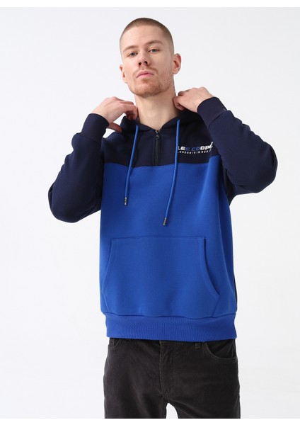 Kapüşon Yaka Lacivert Erkek Sweatshirt 231 Lcm 241017 Juno Lacä°vert-Ä°ndä