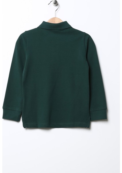 Düz Erkek Çocuk Yeşil Sweatshirt TP01KIDSSK022 fiyatları