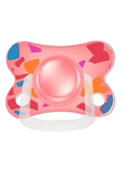18+ Ay Simetrik Uçlu Emzik-Açık Pembe