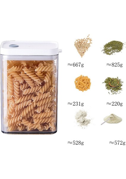 Kapaklı Şeffaf Mühürlü Kavanoz 1100ML (Yurt Dışından)