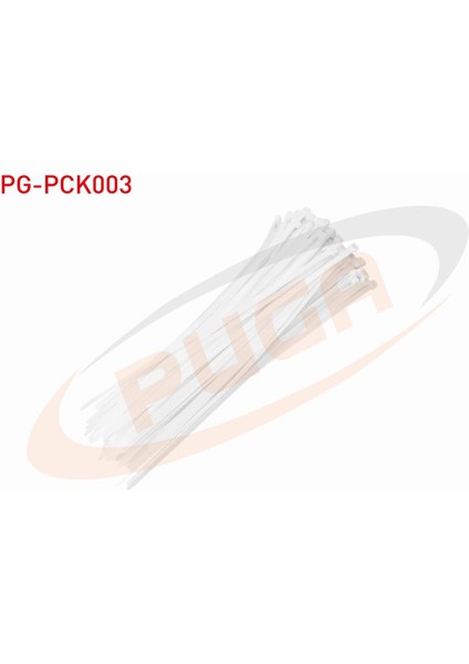 Plastik Kelepçe Beyaz 2,5 x 140