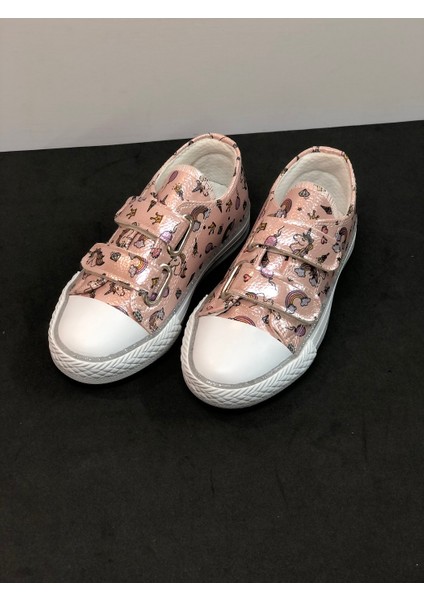 Kafkaslar Unicorn Desenli Işıklı Cırtlı Günlük Bebek Çocuk Ortopedik Spor Ayakkabı