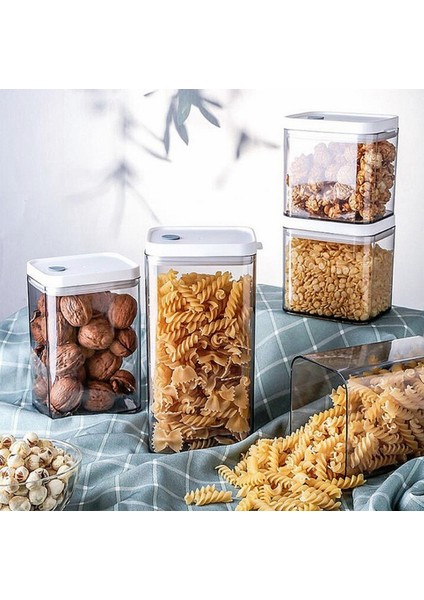 Kapaklı Şeffaf Mühürlü Kavanoz 1100ML (Yurt Dışından)