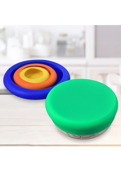 3 Set Silikon Taze Tutan Silikon Kase Kapak Seti (Yurt Dışından)