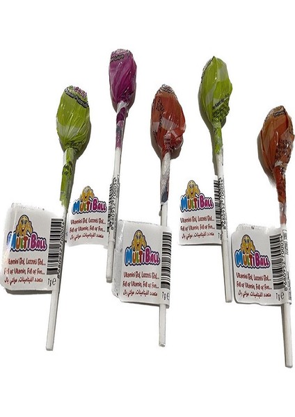 Multiball Multivitaminli Lolipop 5 Adet