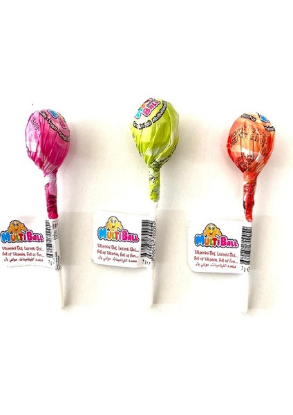 Multiball Multivitaminli Lolipop 5 Adet