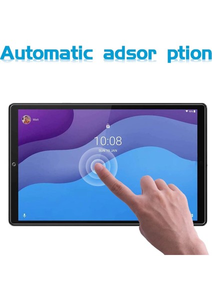 Lenovo Tab M10 Fhd Plus TB-X606F/X606FA/X606V/X606X/X606XA 10.3 Inç Ekran Koruyucu 9h Kırılmaz Cam ( Temperli Cam)