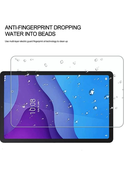 Crescent Lenovo Tab M10 TB-X505F/X505L/X605F/X605FC/X605L/X605LC 10.1 Inç Ekran Koruyucu 9h Kırılmaz Cam ( Temperli Cam)