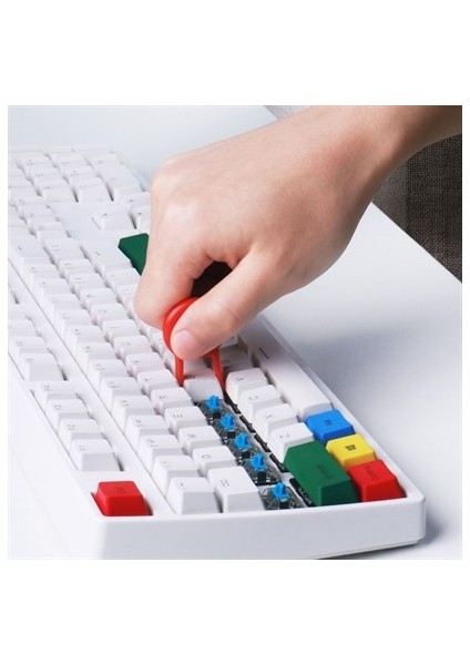 Buffer Çok Amaçlı Kırmızı Hassas Fırça Başlıklı Bilgisayar Laptop Temizleme Fırçası