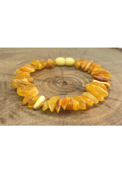 Damla Kehribar Uzun Kesim Özel Renk Yetişkin Bileklik fiyatları