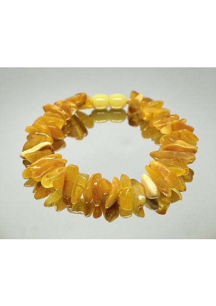 Damla Kehribar Uzun Kesim Özel Renk Yetişkin Bileklik fırsatları