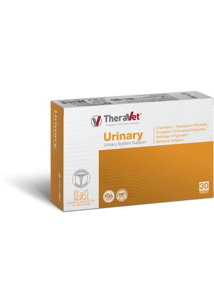 Urinary Kediler ve Köpekler Için 30 Tablet