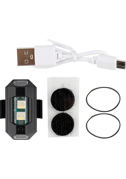 Hk Mini Çakarlı Rgb USB Li Sarjzlı LED