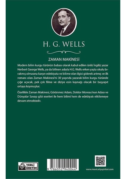 Zaman Makinesi - H. G. Wells (Dünya Klasikleri)