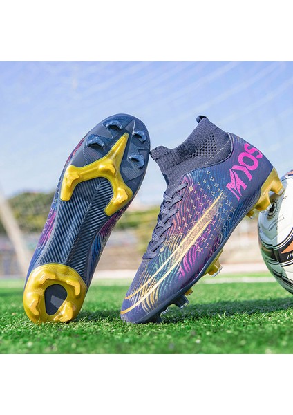 CR14 Erkekler Kadınlar Kid Için Yüksek Top Futbol Ayakkabı Açık Spor Ayakkabı (Yurt Dışından)