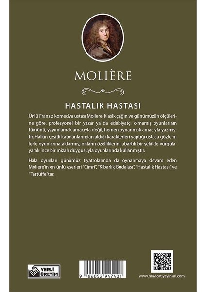 Hastalık Hastası - Moliere (Dünya Klasikleri)