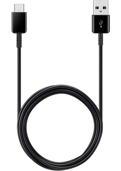 Type-C 2.4 Amper Hızlı Şarj ve Data Kablosu 1 Metre - Siyah
