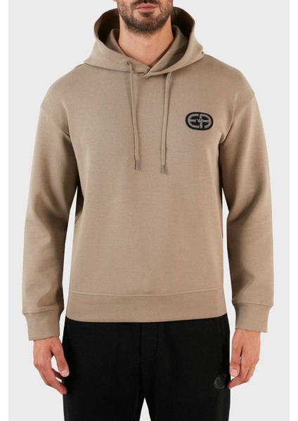 Logolu Regular Fit Kapüşonlu Pamuklu Sweat Erkek Sweat 6L1M84 1jhsz 0137