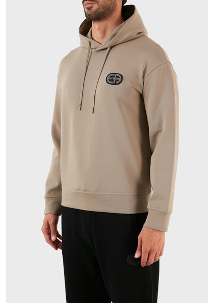Logolu Regular Fit Kapüşonlu Pamuklu Sweat Erkek Sweat 6L1M84 1jhsz 0137 fiyatları