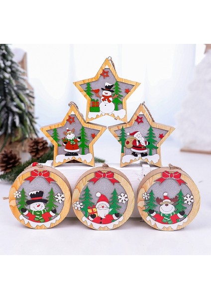 2 Adet Noel Ağacı Dekorasyonu, Stil: Yuvarlak (Yurt Dışından)