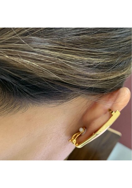 Lady Earl Moint Ear Clip Kopkalı Küpe Takıları Olmadan (Yurt Dışından)