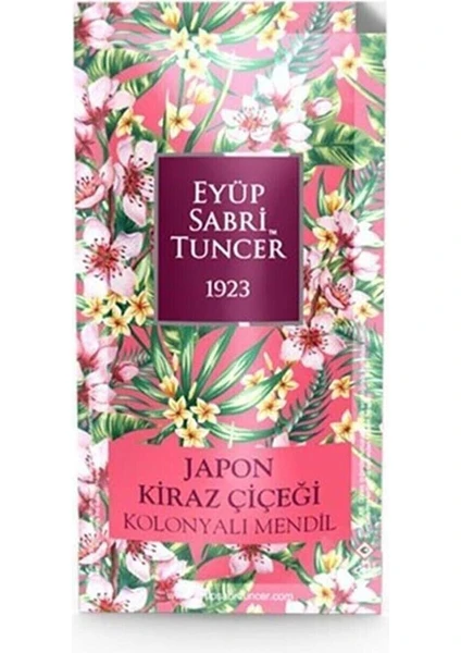 Eyüp Sabri Tuncer Japon Kiraz Çiçeği Kolonyalı Mendil 10'lu (Küçük Boy)