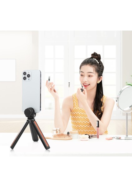 Puluz Ahşap Masaüstü Vlogging Canlı Tripod Tutucu (Yurt Dışından)