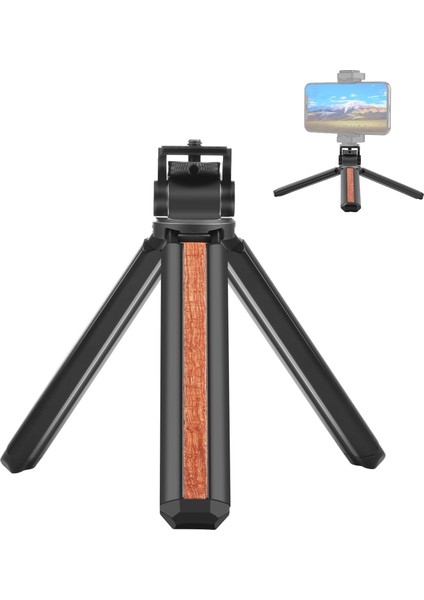 Puluz Ahşap Masaüstü Vlogging Canlı Tripod Tutucu (Yurt Dışından)