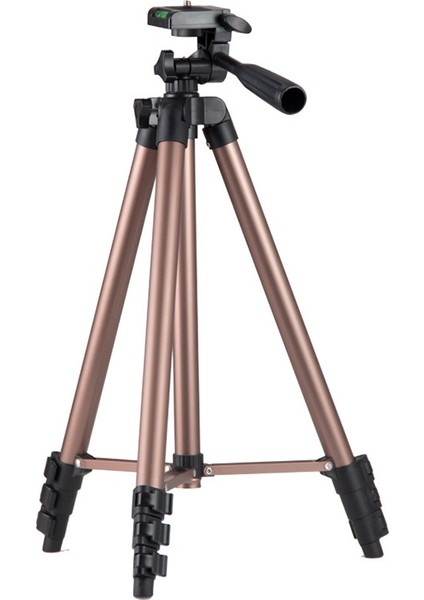 4-Bölüm Katlama Alüminyum Alaşım Tripod Dağı Champagne (Yurt Dışından)