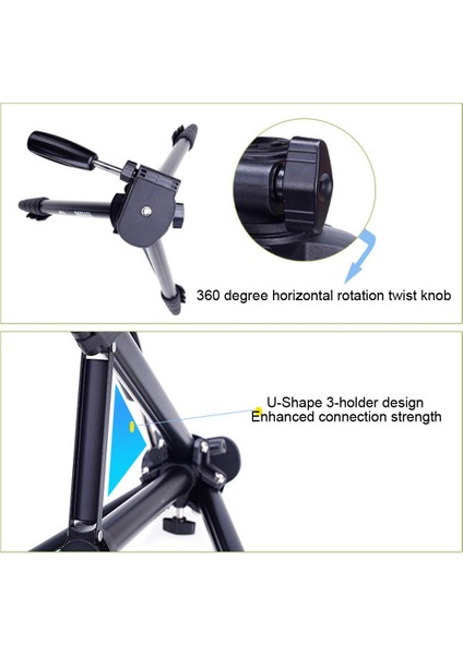 VCT-680RM 4 Bölüm Katlanır Bacaklar Alüminyum Alaşım Tripod Montaj (Yurt Dışından)