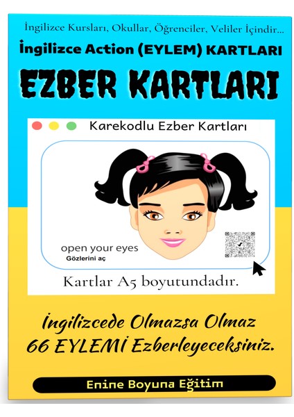 Ingilizce Action – Eylem Kartları