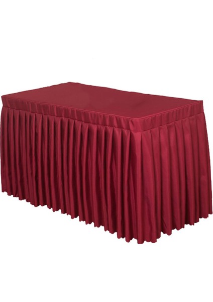 Polyester Takılı Masa Etek Pileli Masa Kapak(Yurt Dışından)