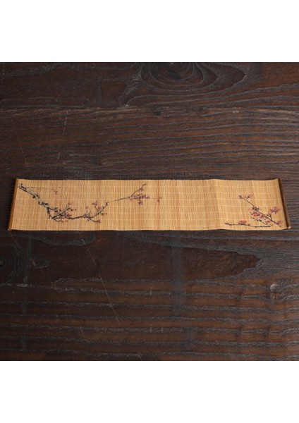 Çin Bambu Ahşap Çay Mat Masası Koşucu Coaster Heat Paspas(Yurt Dışından) indirimleri