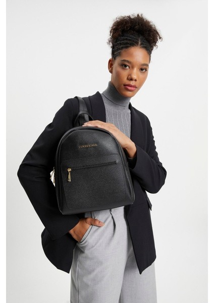 21718 Kadın Çantası Lacivert Taba