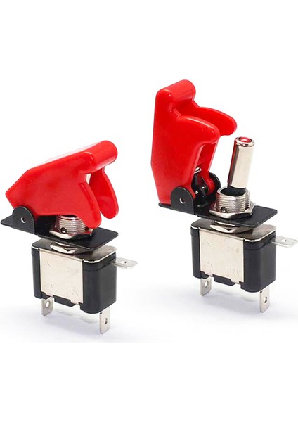 Kırmızı Toggle Switch Anahtar Emniyet Kapağı