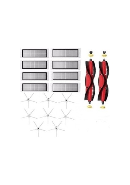 Ekstore  Roborock S5 Max , S6 Pure , S6 Maxv Uyumlu 18 Mega Set