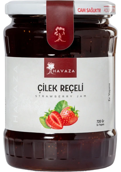 Çilek Reçeli - 720 Gr.(Ev yapımı,Geleneksel)