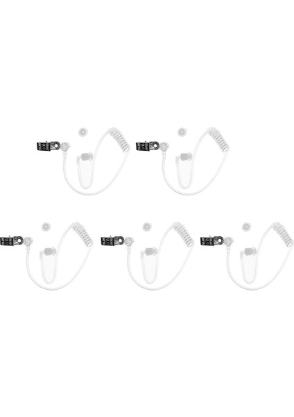 Earpiece Kulaklık Için 5 Paket Yedek Akustik Ses Tüpü(Yurt Dışından)