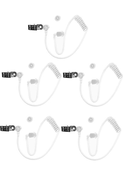 Earpiece Kulaklık Için 5 Paket Yedek Akustik Ses Tüpü(Yurt Dışından) modelleri