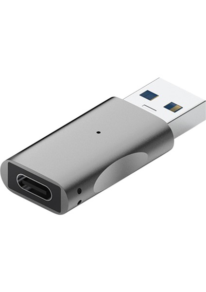 USB 3.1 Video Bilgisayar Grisi Için Erkek Tip-C Kadın Adaptörü(Yurt Dışından)