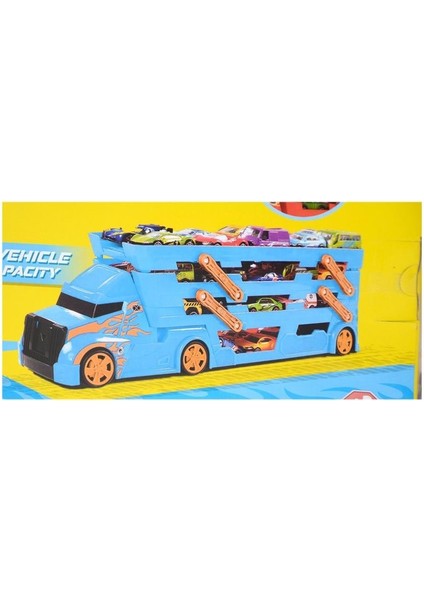 Polesie King Toys 3 Katlı Sürat Pistli Tır 3 Arabalı Çocuklar Için Garaj Otopark Yarış Pisti Eğitici Oyun Seti