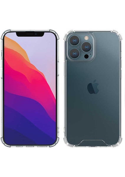 Apple iPhone 13 Pro Antişok Darbe Emici Sağlam Kılıf