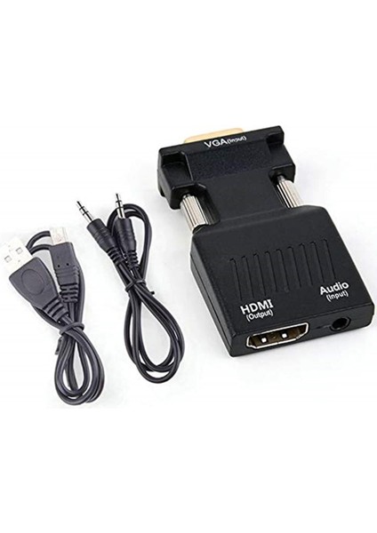 4501 VGA To HDMI Çevirici Dönüştürücü