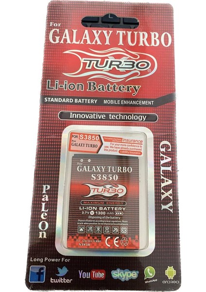 Samsung S3850 Batarya Turbo